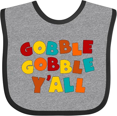 Miniatura 3 de inktastic Babero Gobble Gobble Y'all de Acción de Gracias para bebé