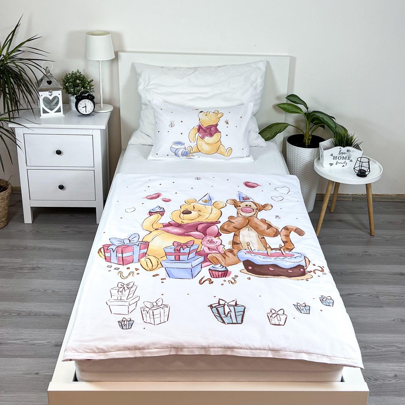 Jerry Fabrics Winnie the Pooh Cot Size Bedlinen Set, Multicolor - Image 2