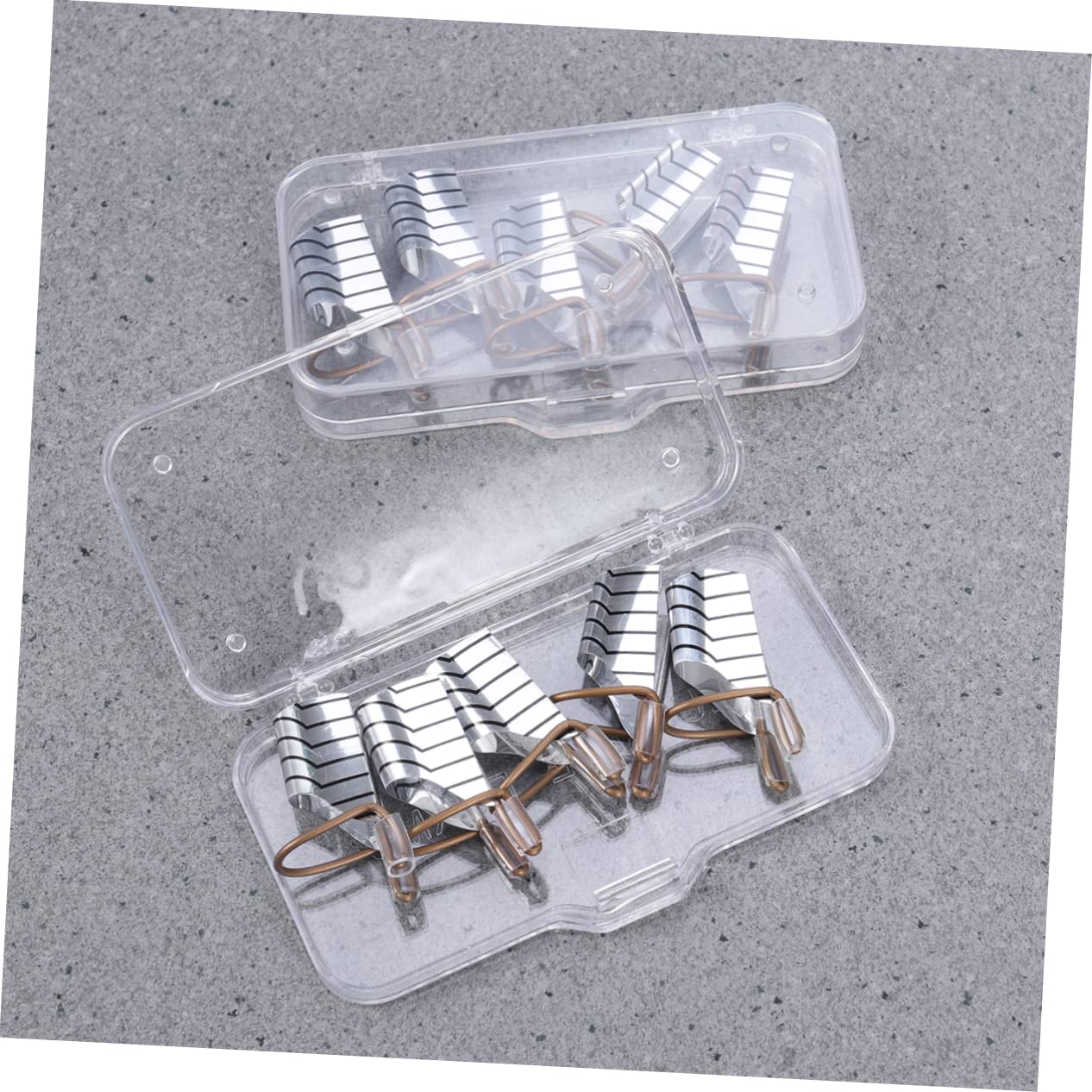 WOONEKY 15pcs Aluminum Nail Extension Molds for Gel Nail Art Reusable Finger Covers for Manicure Professional Forms for Home Salon Use Silver