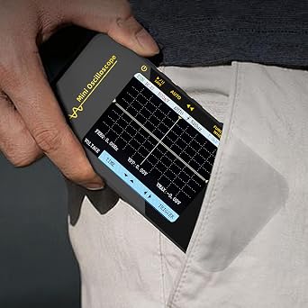 Handheld Digital Oscilloscope 10MHz Bandwidth with 48MSa s Sampling Rate, 3.2 Inch Screen, Trigger Functions