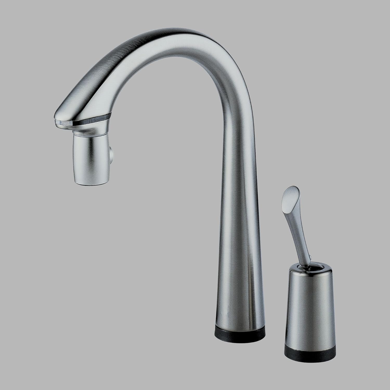 Brizo Pascal Stainless Steel Pulldown Bar/Prep Faucet Touch On