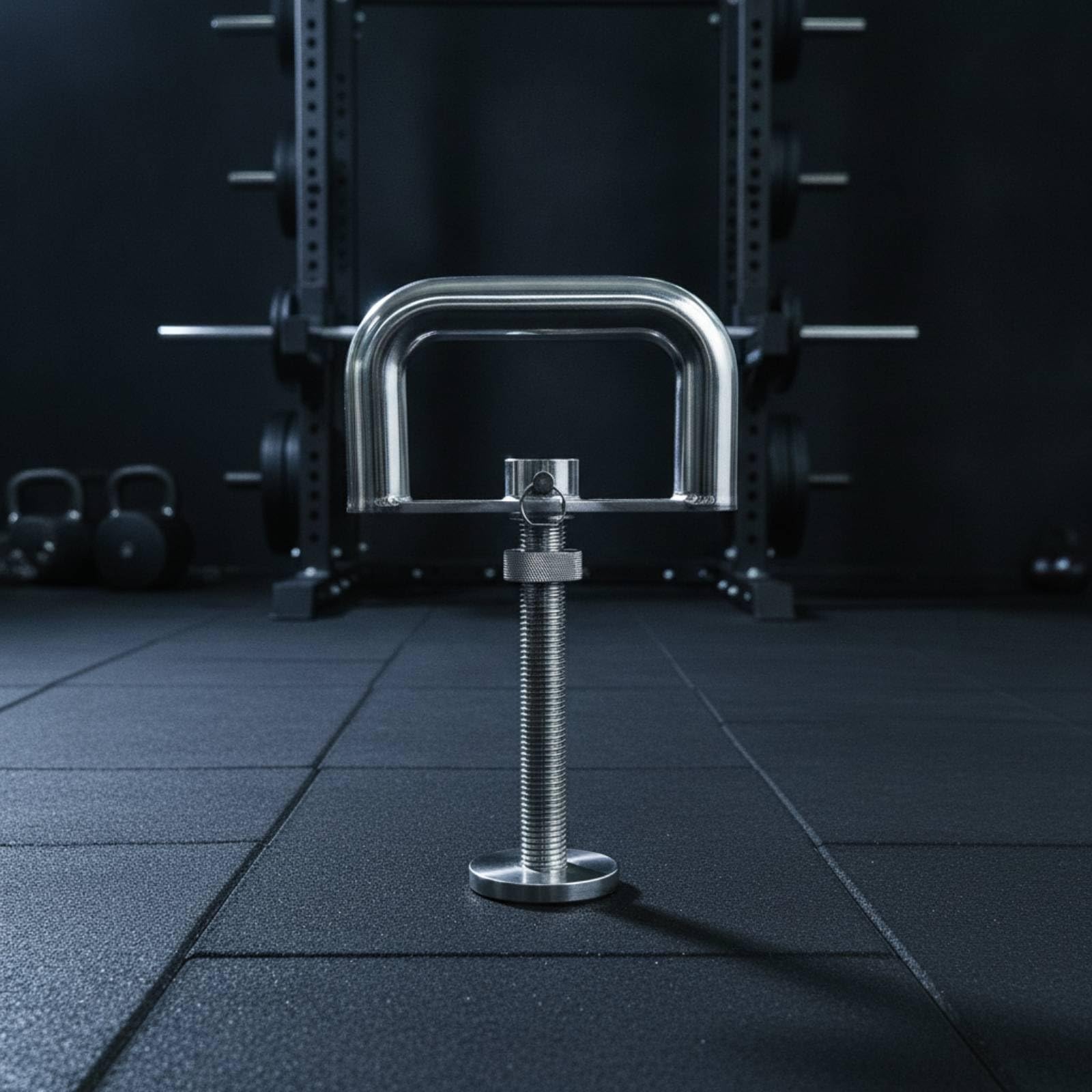 Baoblaze Kettlebell Regolabile Manubrio Ghisa Maniglia Pesistica Attrezzo Allenamento Base Rotonda con Gomma Protettiva E Sicuro, Maniglia per Kettlebell Regolabile, Versione A Una Mano Senza Piastre