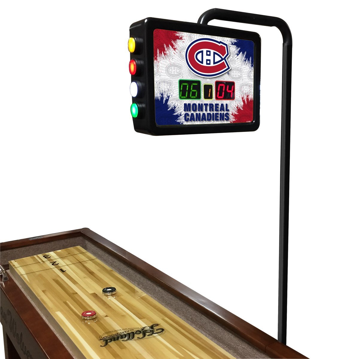 Holland Bar Stool Co. Montreal Canadiens Electronic Shuffleboard Scoring Unit - Officially Licensed