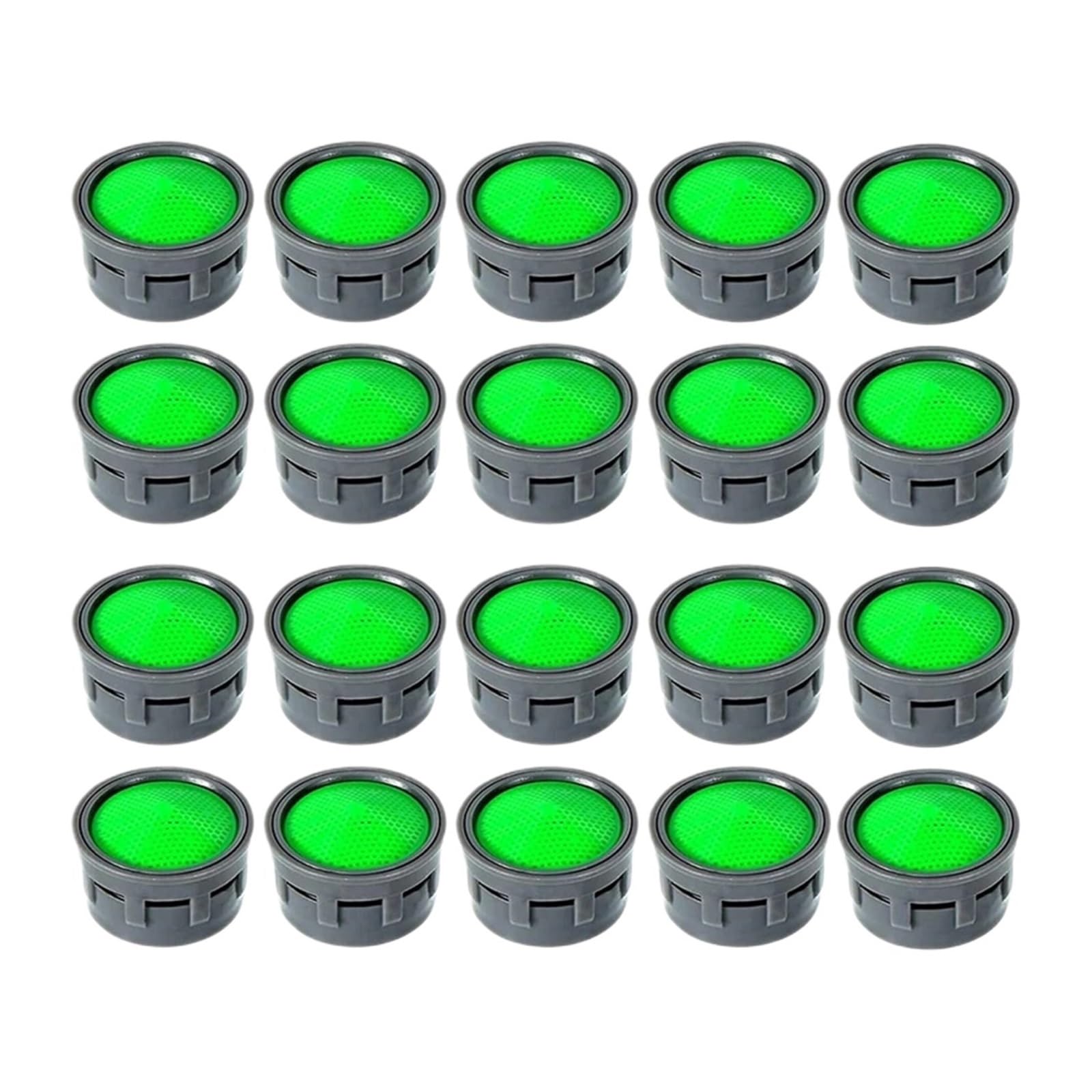 Ricambio aeratore Cucina Bagno Parti del limitatore di flusso dell'ugello ricambio filtro rubinetto dell'aeratore da 20 pezzi(Ordinary Aerators)