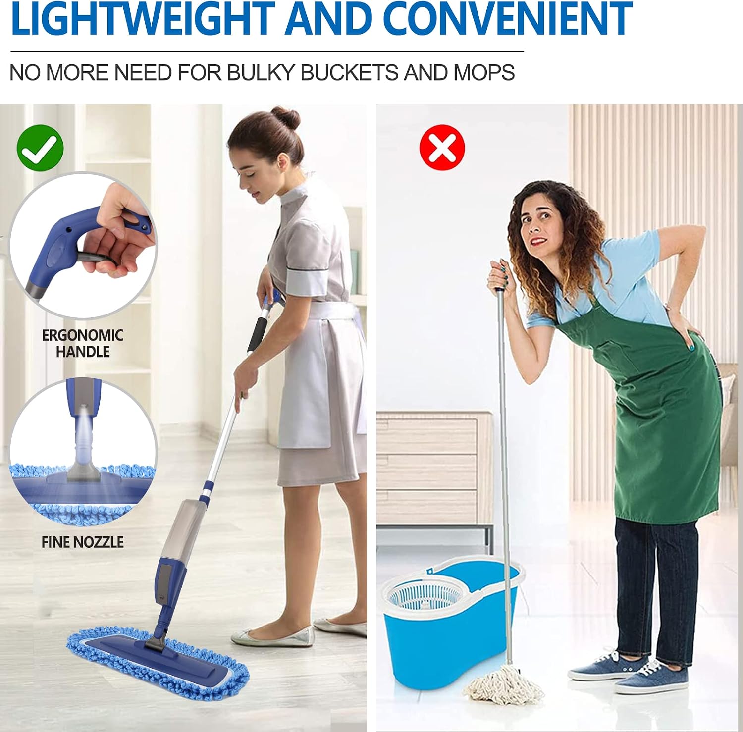 Spray Mop with Mop Pad Refills (Spray Mop)