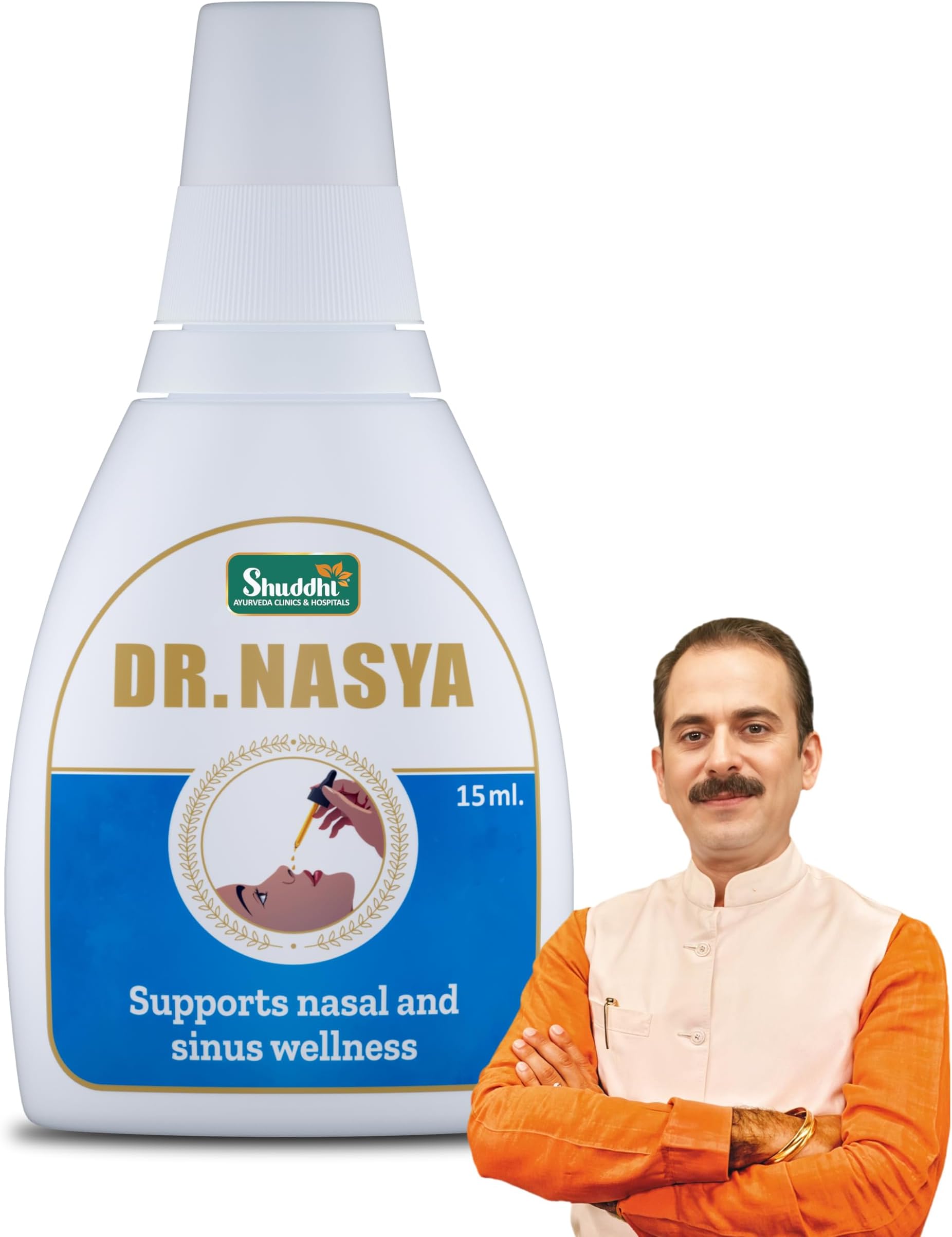 Ayurveda Nasya(Nose) Oil/Drops For Dry Nose Unblocked Nasal Congestion Sinusitis Allergies|For Nasal Congestion|For Acute Sinusitis|Managing Respiratory Disorder |15Ml