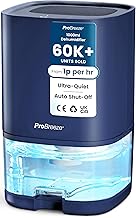 Pro Breeze 1000ml Dehumidifier for Bathroom - Quiet, Portable & Small Air Dehumidifier for Bedroom Mould, Damp & Moisture - with 4-Hour Timer, Auto Shut-Off & LED Changing Lights - Blue
