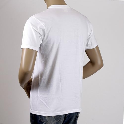 Miniatura 3 de Whitesville by Sugar Cane - Camiseta blanca con cuello redondo WV73544 CANE2827, Blanco