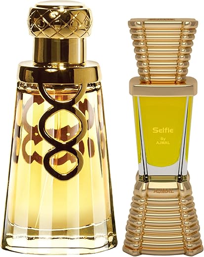 Ajmal Khallab EDP Woody Oudh Perfume 50ml for Unisex and Selfie Concentrated Perfume Oil Woody Aromatic Alcohol-free Attar 10ml for Men