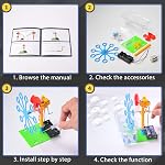 BeAndge STEM Toys for Kids 6-8 8-10, Robot STEM Kits 6 7 Year Old Boy Gifts | Science Kits Crafts for 6-8, Kids Toys 6 7 8 9 Year Old Birthday Gifts, Science Experiments Engineering Robotics Building Kit