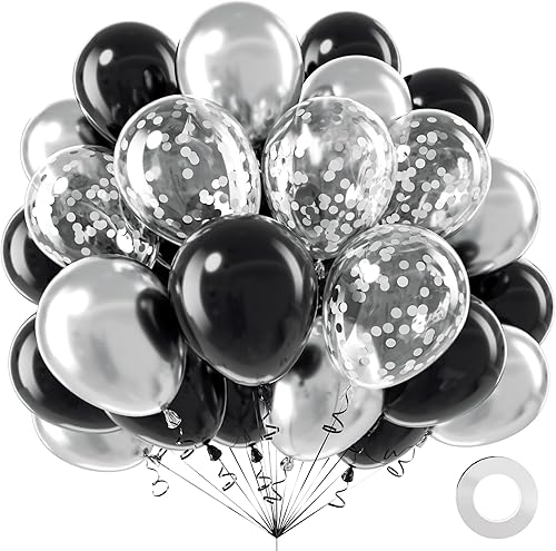 Miniatura 7 de ZHMYBLN Globos blancos y dorados, 90 globos de látex blanco brillante y dorado de 12 pulgadas, globos redondos de helio para cumpleaños, día de San