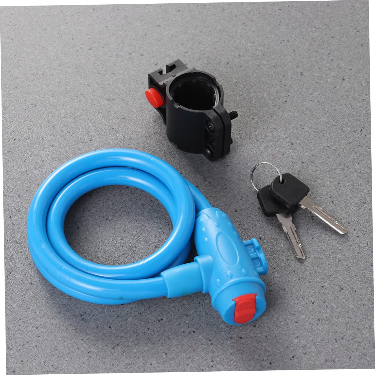 Garneck Anti Scratch Lock Steel Cable Lock for Bicycles Multi-use for Outdoor/Indoor Protection