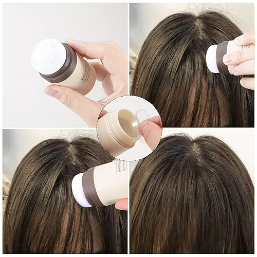 Miniatura 9 de Boobeen Polvo para cabello fino, polvo de retoque de raíz, cubierta de sombra de cabello al instante, polvo de línea capilar para mujeres y hombres