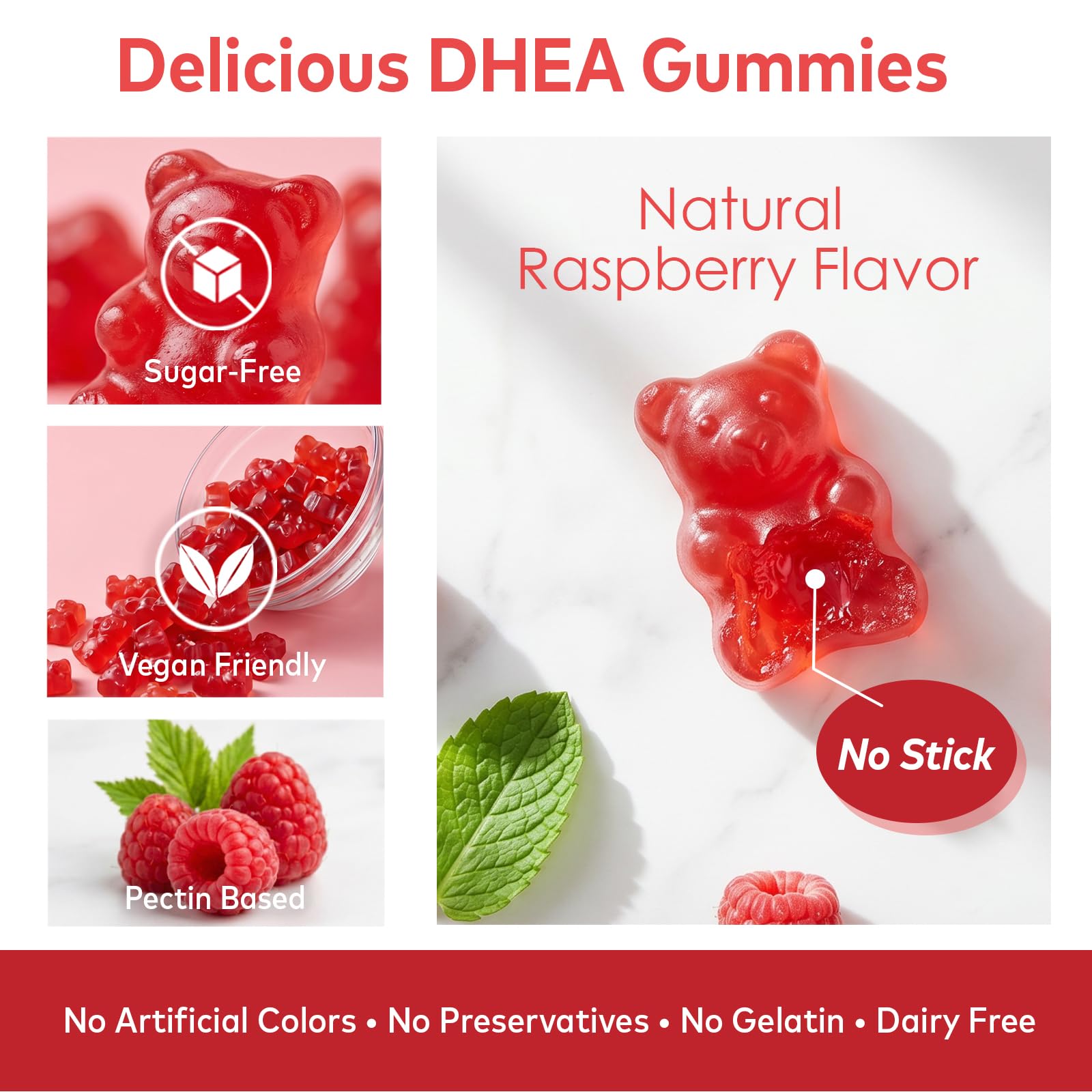 DHEA Supplement for Women, DHEA Gummies 25mg, 60 Count — Amazon image 5