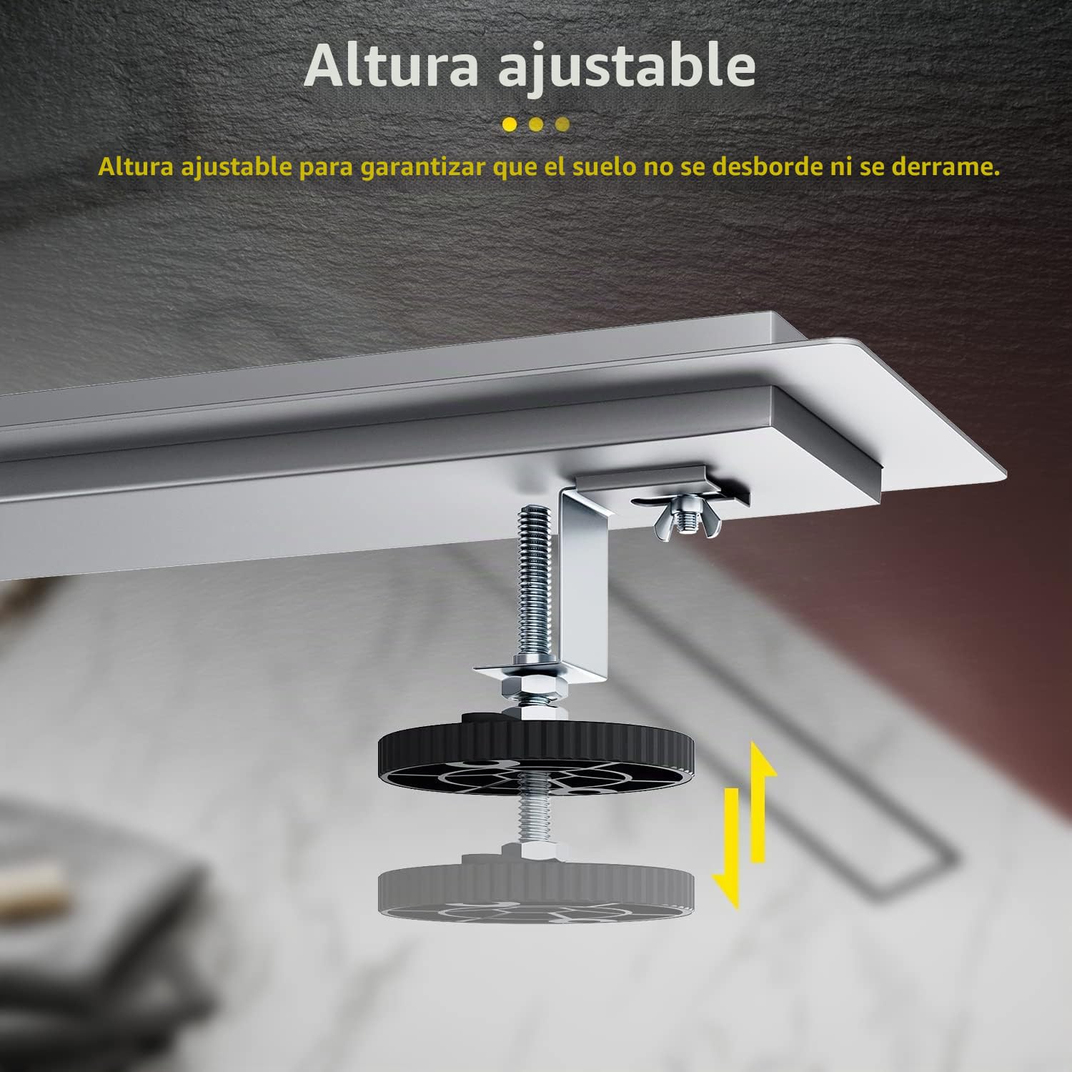 SIRHONA Canaleta de Ducha de Acero Inoxidable 60cm, 2 en 1 Conjunto Completo de Desagüe de Ducha con Accesorio de Piso, Doble Cara, con Tope de Olor y Tamiz de Pelo