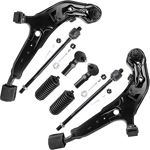 Miniatura 185 de Detroit Axle - Kit de suspensión delantera de 8 piezas para Toyota Sienna 2004-2010, brazos de control inferiores con rótulas interiores exteriores