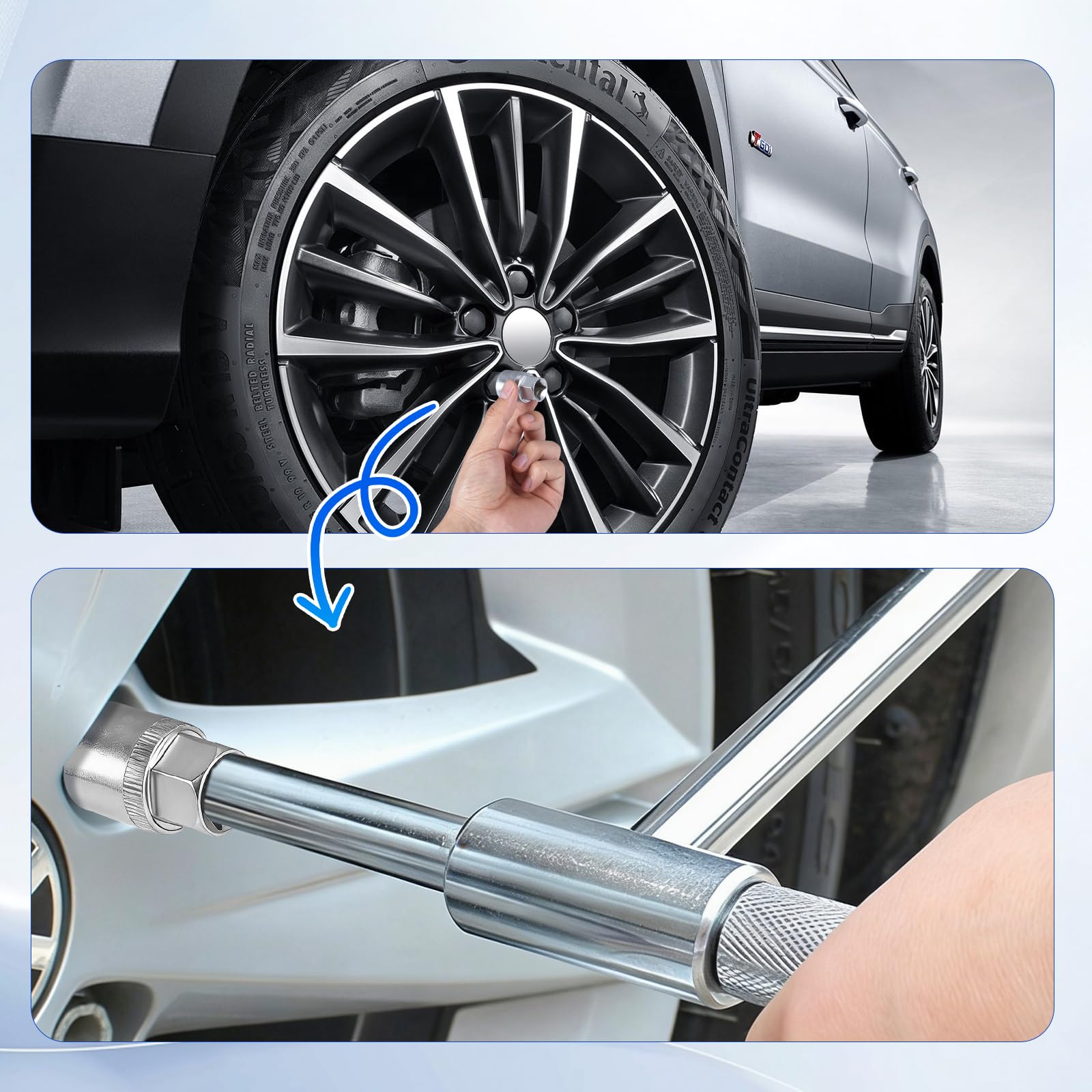 22pcs antivols de jantes pour VW, code 521-540 pour Volkswagen, pour Polo, pour Beetle, pour Golf, pour Jetta, pour Scoop, pour Passat, pour Sharan pour Touran