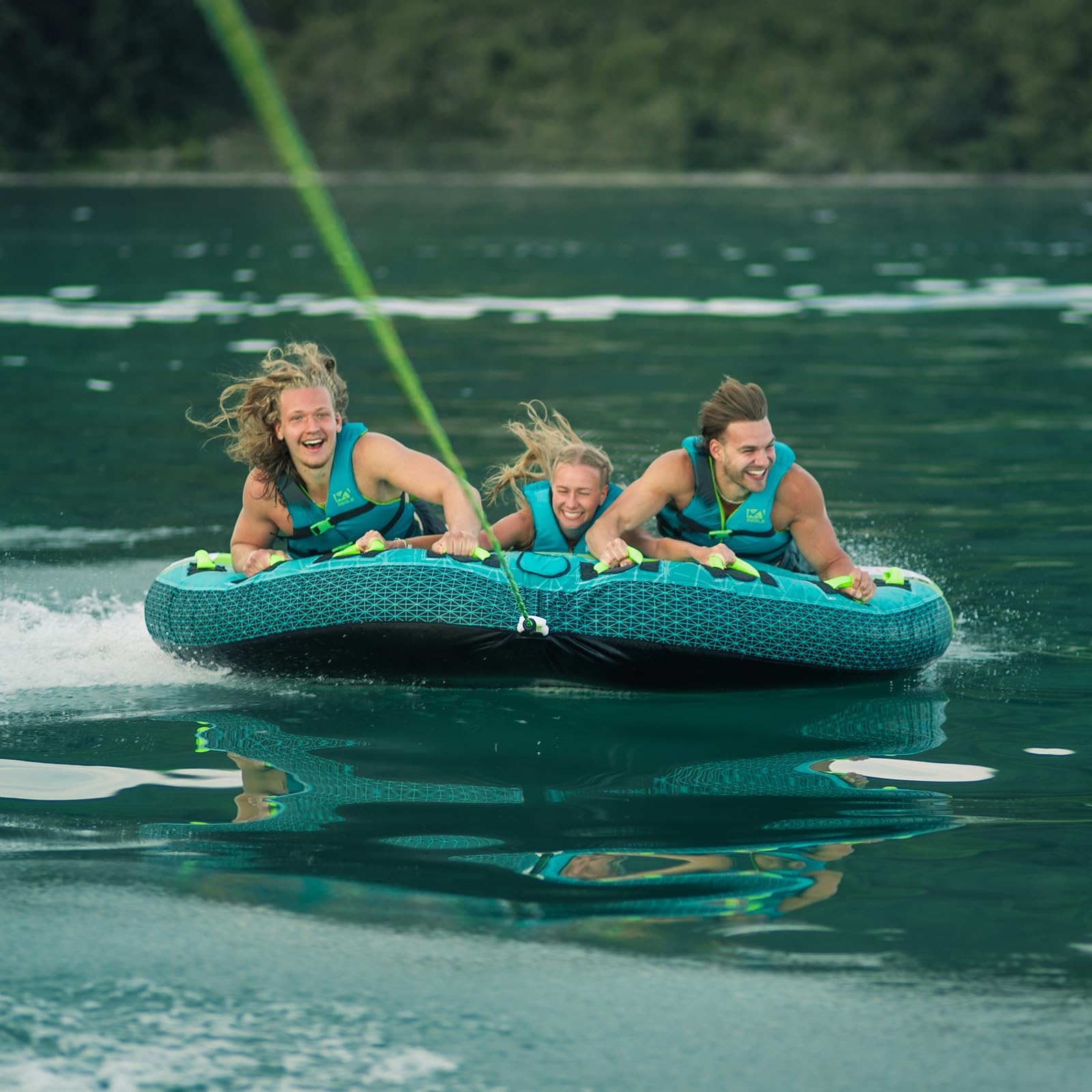 Mesle Hinchable Arrastrable Gravity, 2-3 Personas, Flotador de Arrastre, Remolcable Hinchable, Barco