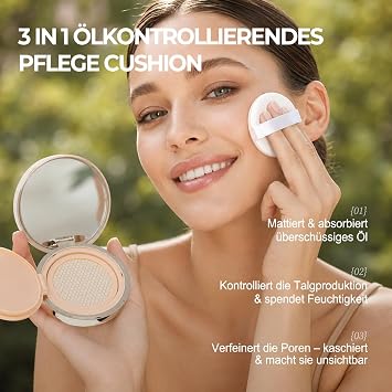Maykoo 3-in-1 Oil Absorbing Cushion Instead of Blotting Paper Oil Control & Makeup