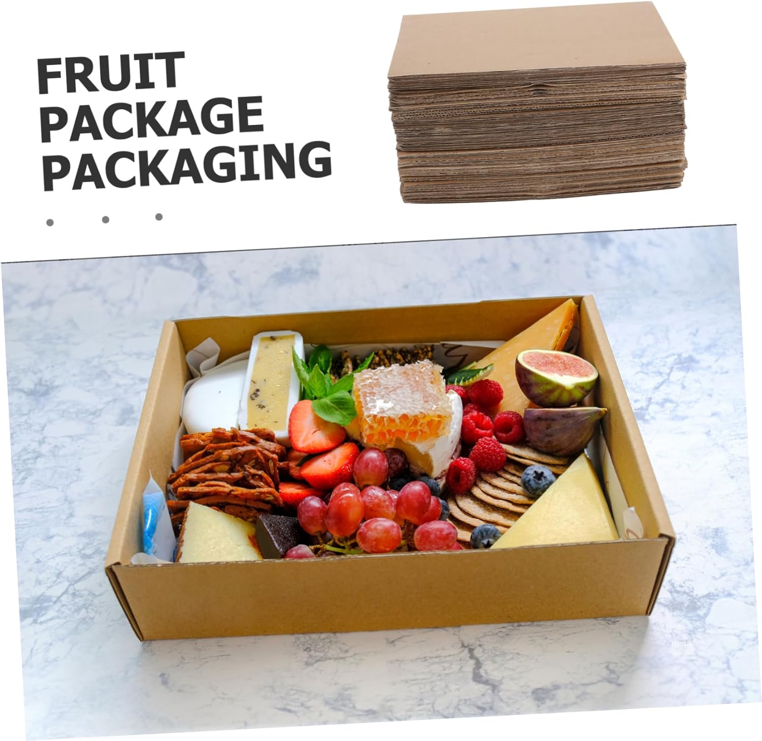50pcs Corrugated Cardboard Moving Boxes Dividers Packaging Box Protection Inserts Cardboard Pads for Dish Moving