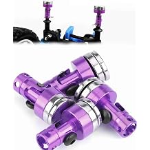 4Pcs RC Magnetic Body Mounts, Aluminum Magnetic Invisible Body Post Mount, Invisible Bodies RC Car Magnetics Shell Post Replacement for SCX10 110 Remote Control Car