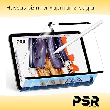 PSR Accessory iPad Paper Like Matte Screen Protector – Paper Sensing Film | Anti Glare, Fingerprint Proof, Pencil Compatible | Apple Pencil Assisted Protection (iPad Pro 11 2020 (2.Generation)