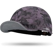 Croogo Camo Short Brim Baseball Cap Cotton Flat Bill Unstructured Hats