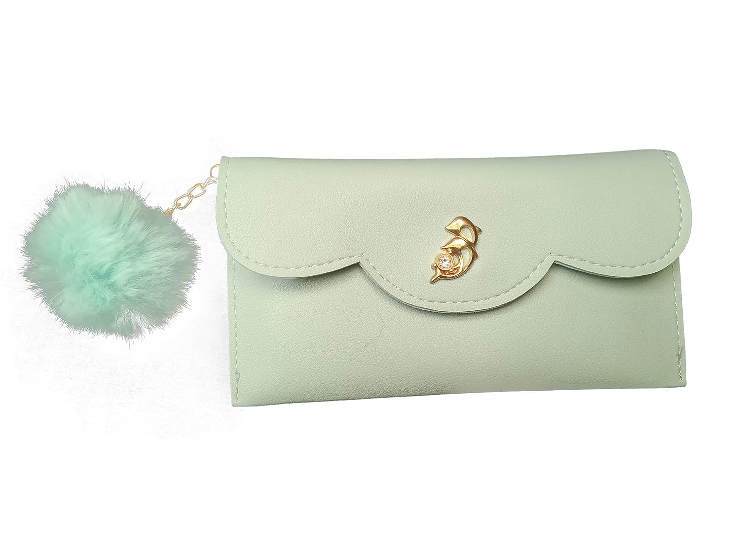 pom pom wallet