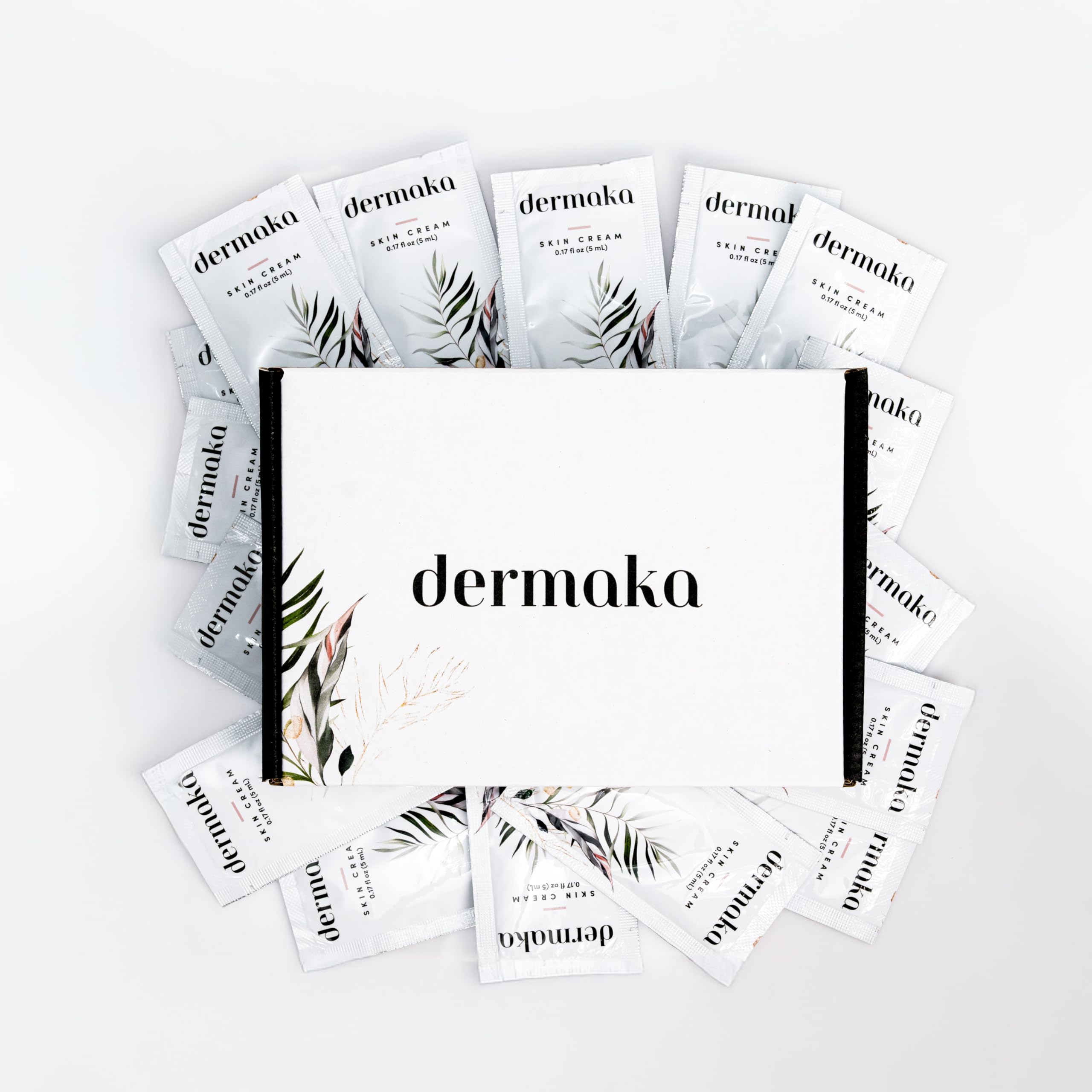 Dermaka Skin Cream, 5 ml Packets, 25 Count, Face & Body Moisturizer