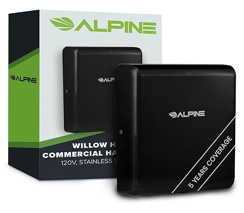 Alpine Hand Dryers for Bathrooms Commercial Extreme Speed Automatic Electric