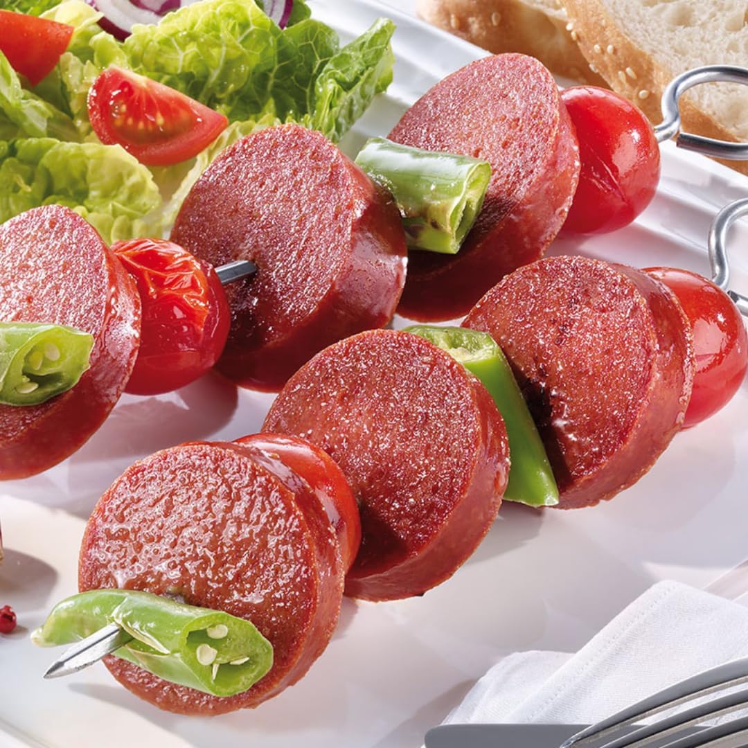 Egetürk, Scheiben Wurst, Pikante und Knoblauchwurst Wurst 200 Gramm x 10 STÜCK