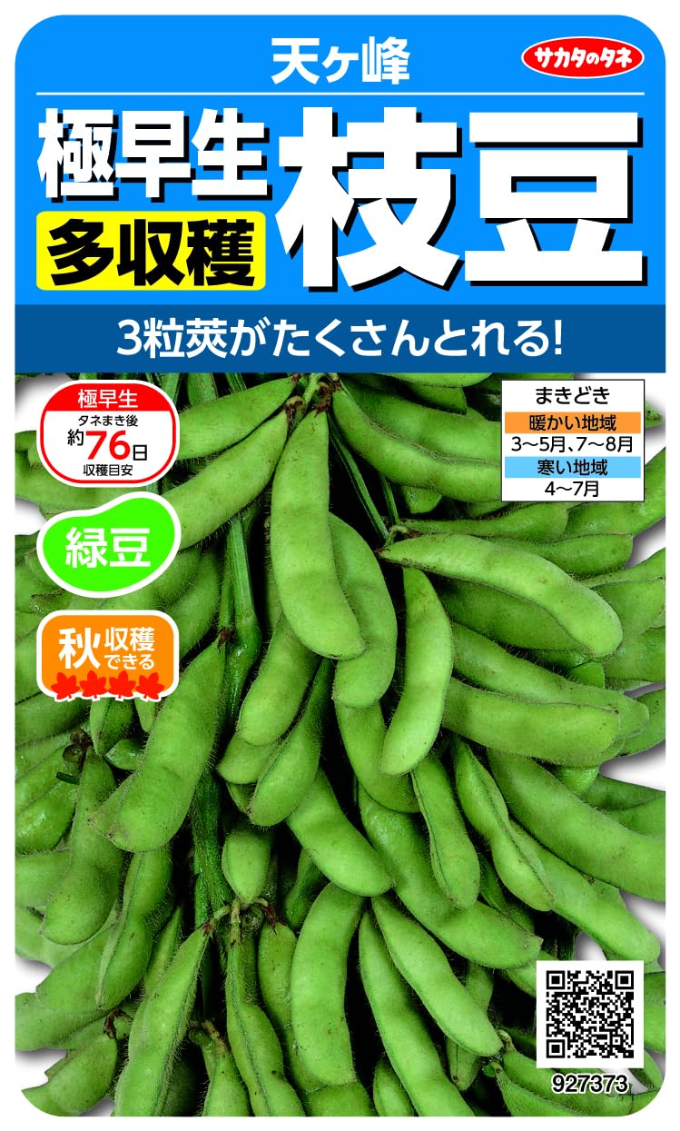 サカタのタネ 実咲野菜7373 早まき枝豆 天ヶ峰 00927373
