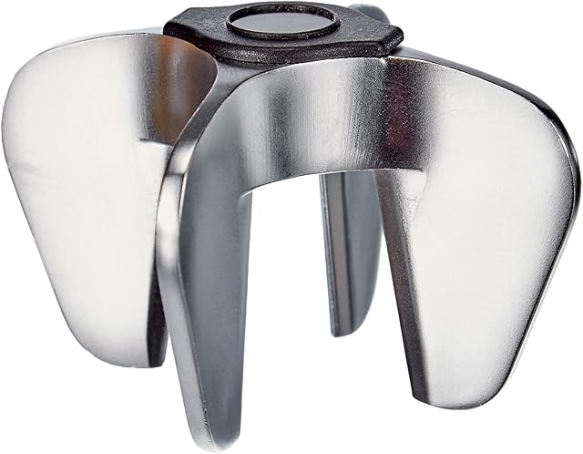 Vacu Vin Champagne Opener, Silicone, Silver, 9.5x16x6.9 cm
