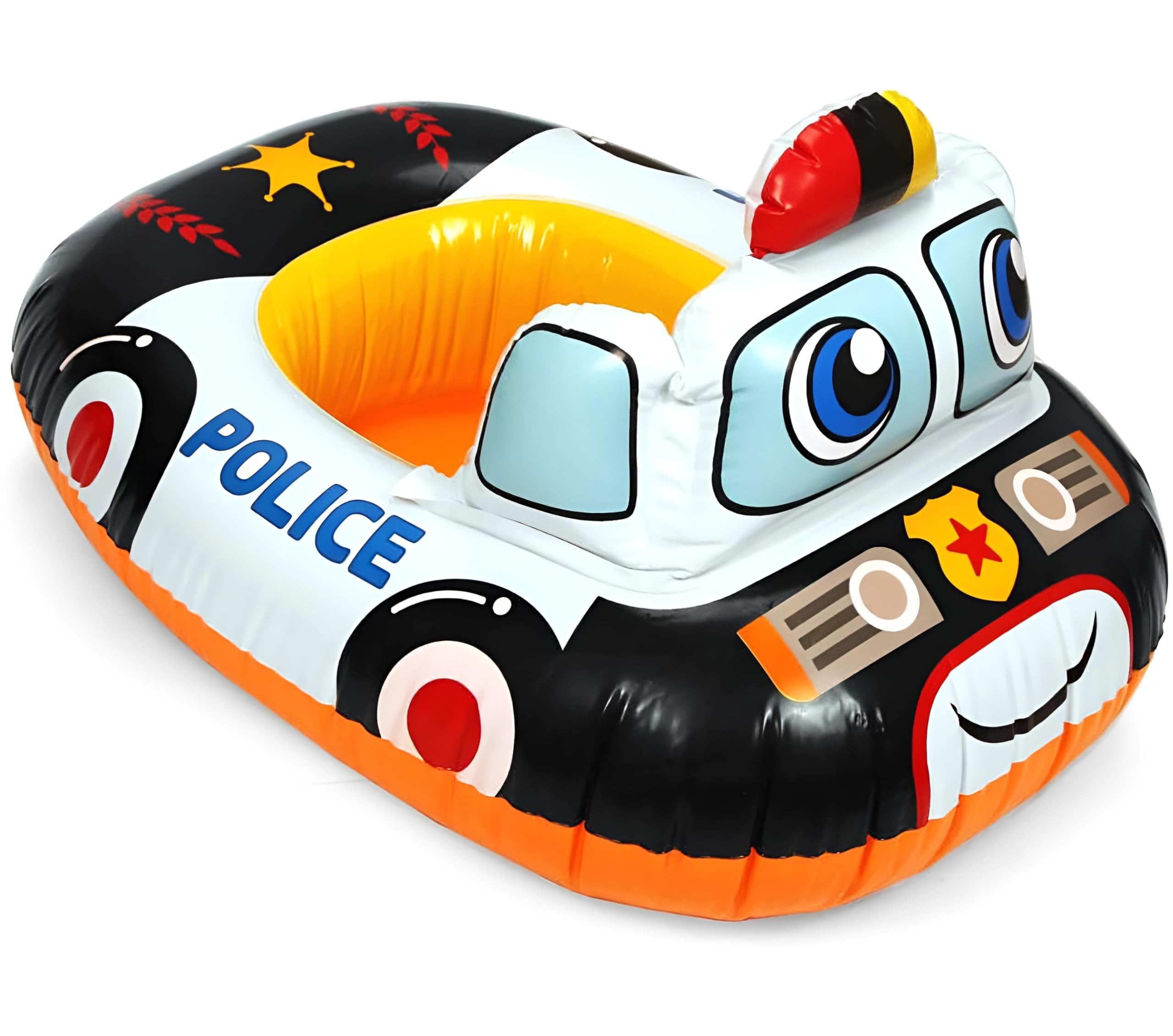 Toyshine Inflatable Police Theme Swimming Pool Tub Tube Water Play Centre Toy for Kids - 78 x 58 Cms-image-24
