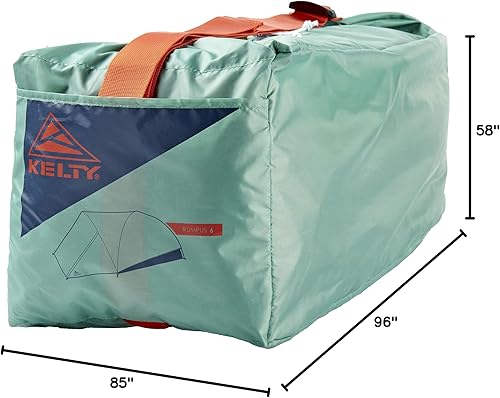 Miniatura 10 de Kelty Tienda Rumpus independiente para 46 personas para camping, camping, festivales y familia con vestíbulo extra grande