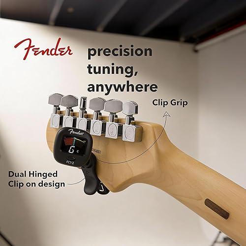 Vista 3 de Fender FCT-2 Afinador profesional con clip