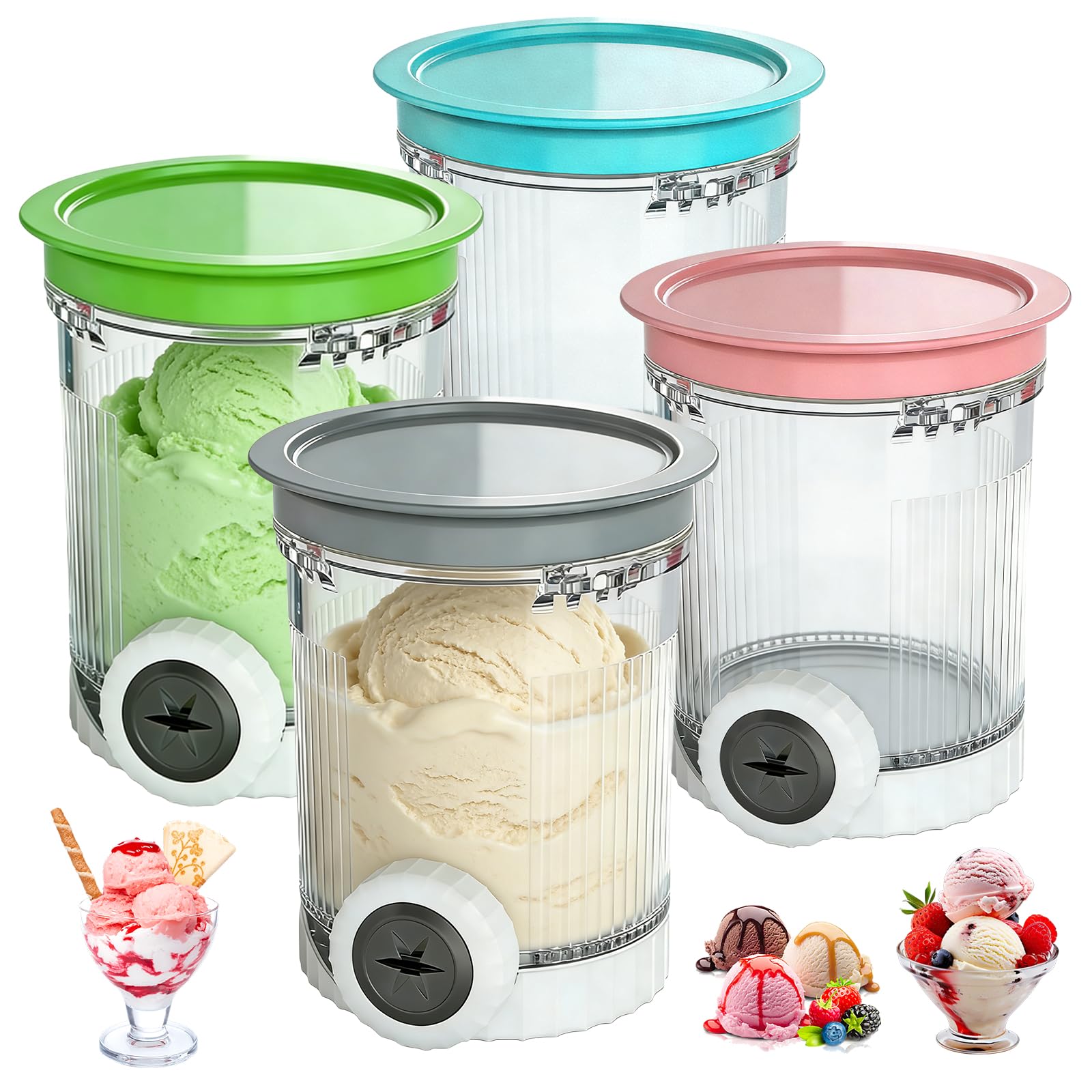 Contenant Crème Glacée Compatible Ninja Creami NC701 robuste et durable