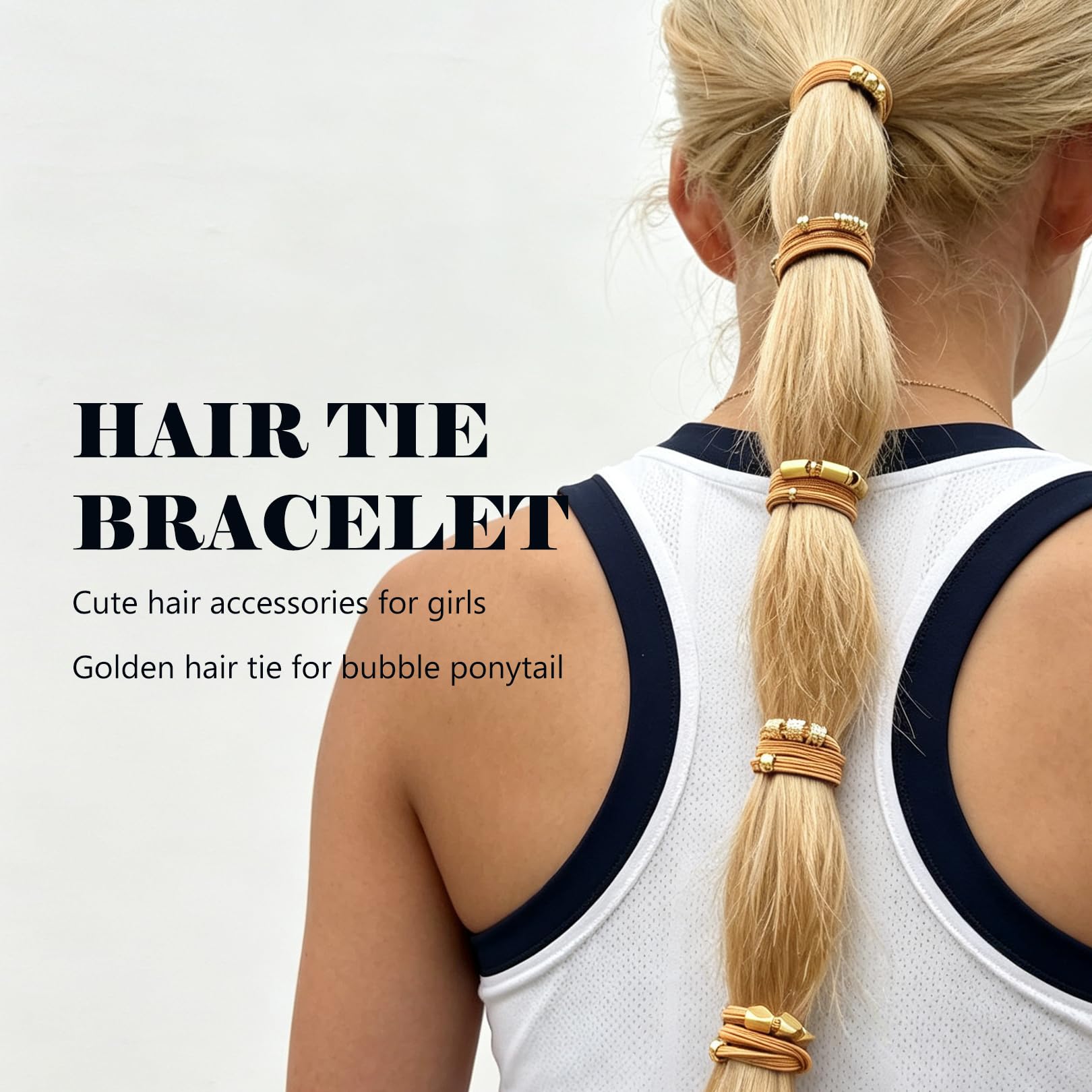 Gold hair tie ✨✨????? New One piece New The trending gold hair tie everyone talking about (yes, the  main image 3