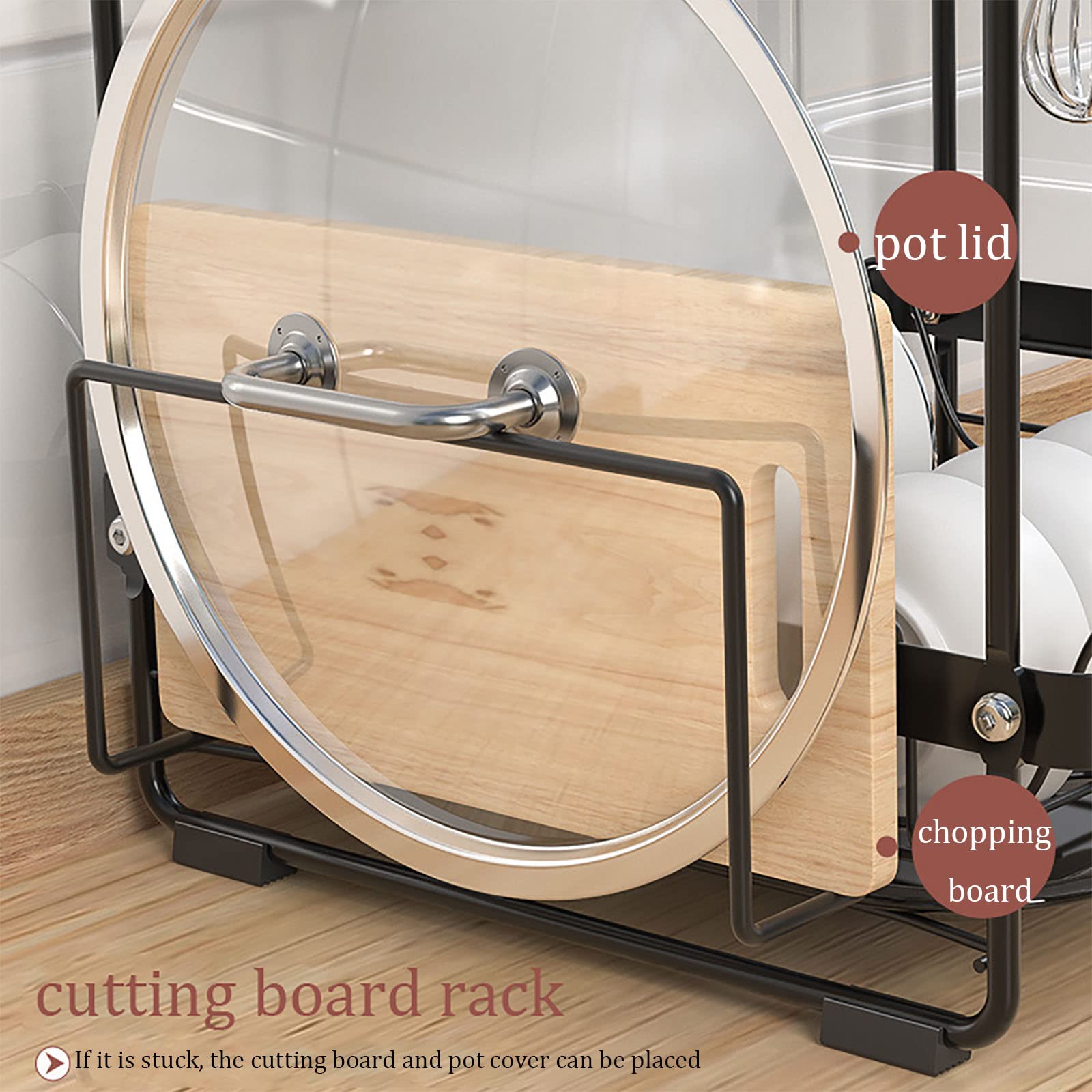 Escurridor de Platos de 2 Niveles de Acero Inoxidable, escurridor de Platos con Soporte para Utensilios y Cuchillos y Soporte para Tabla de Cortar, escurridor de Platos,