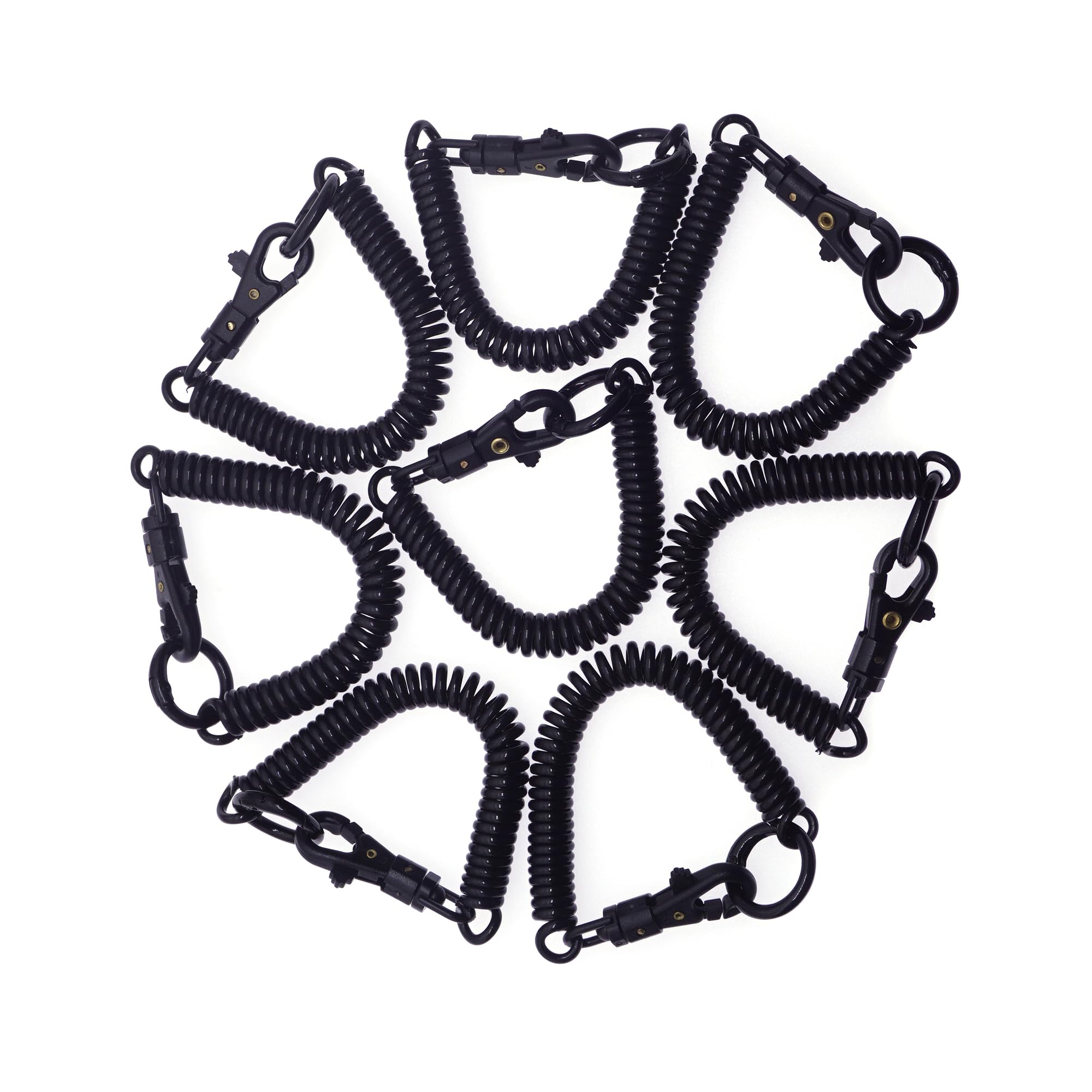 Amazon.com: sutoyuen 8Pcs Lanyard Spiral Retractable Spring