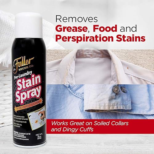 Vista 3 de Fuller Brush Spray antimanchas prelavado: disuelve las manchas más duras, no requiere remojo previo, 18 onzas.