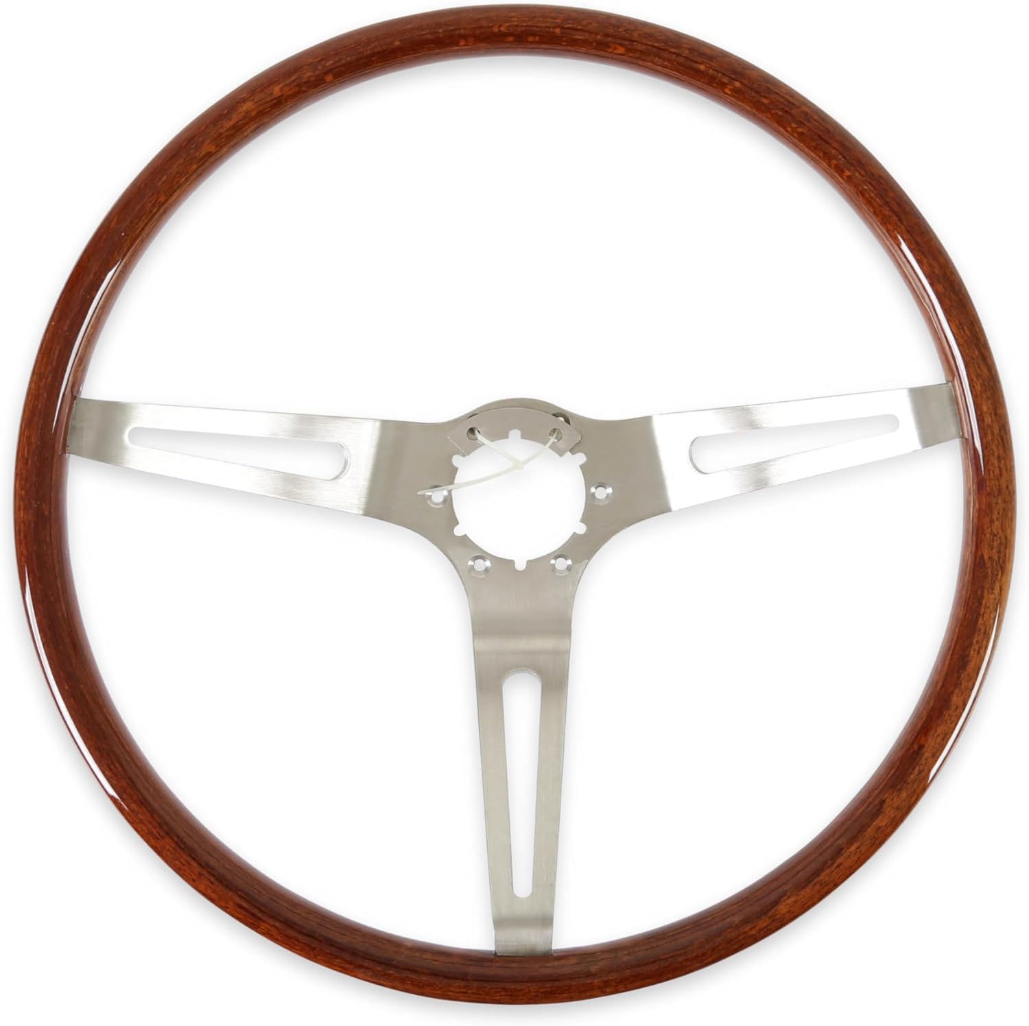 Scott Drake GM-SW-6782-CV Corso Feroce 15" Woodgrain Walnut Steering Wheel (GM LT-15)