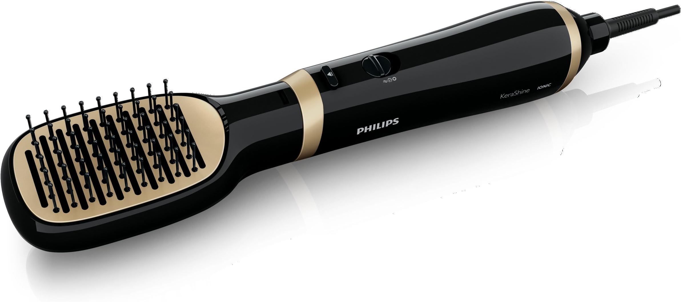 Philips HP8659 Kerashine Essential Care Air Styler (Not Straightener) - Black/Golden