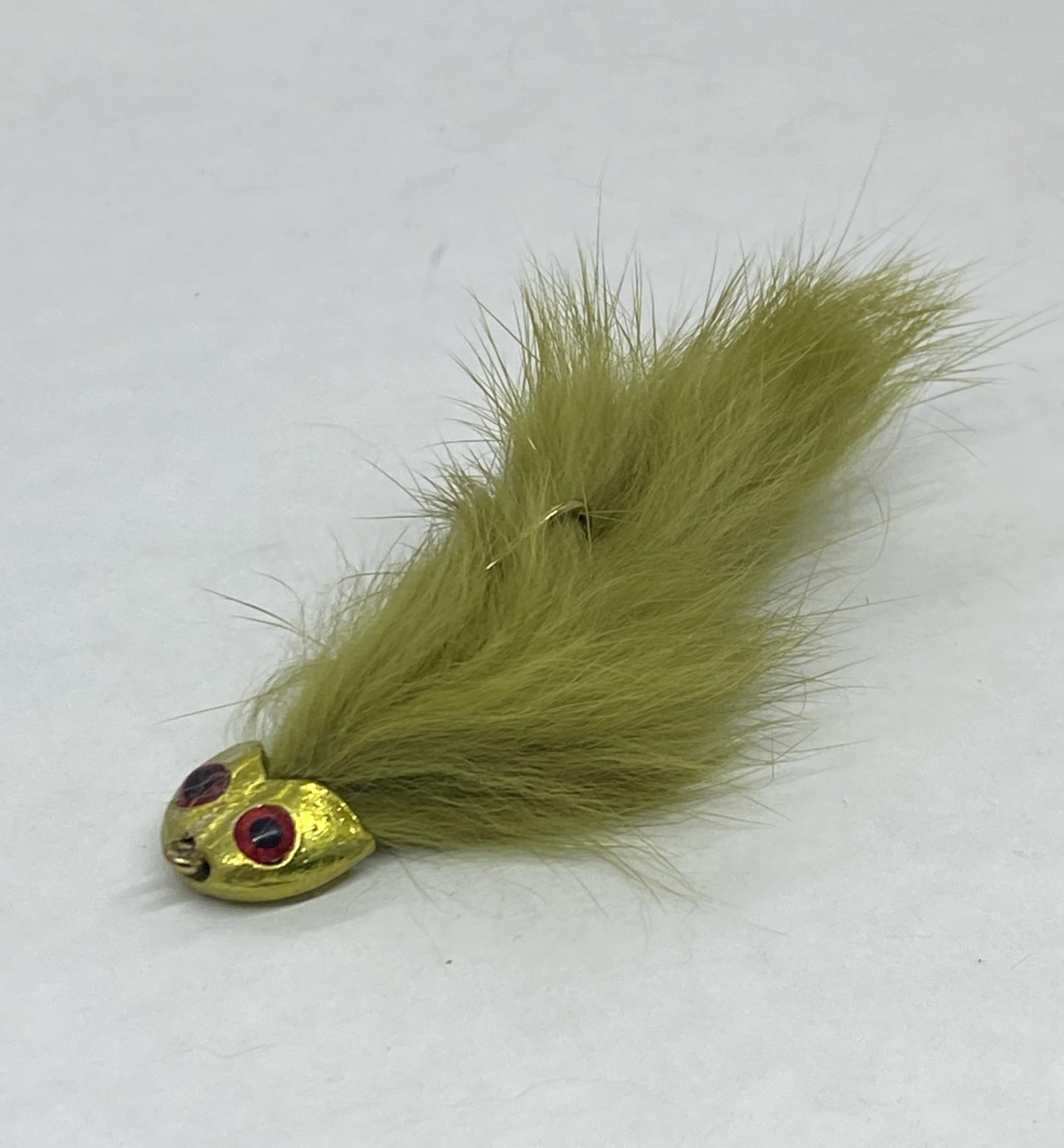 Six (6) Sculpin Bunny Olive Streamer Size 8- Strike Fly Company