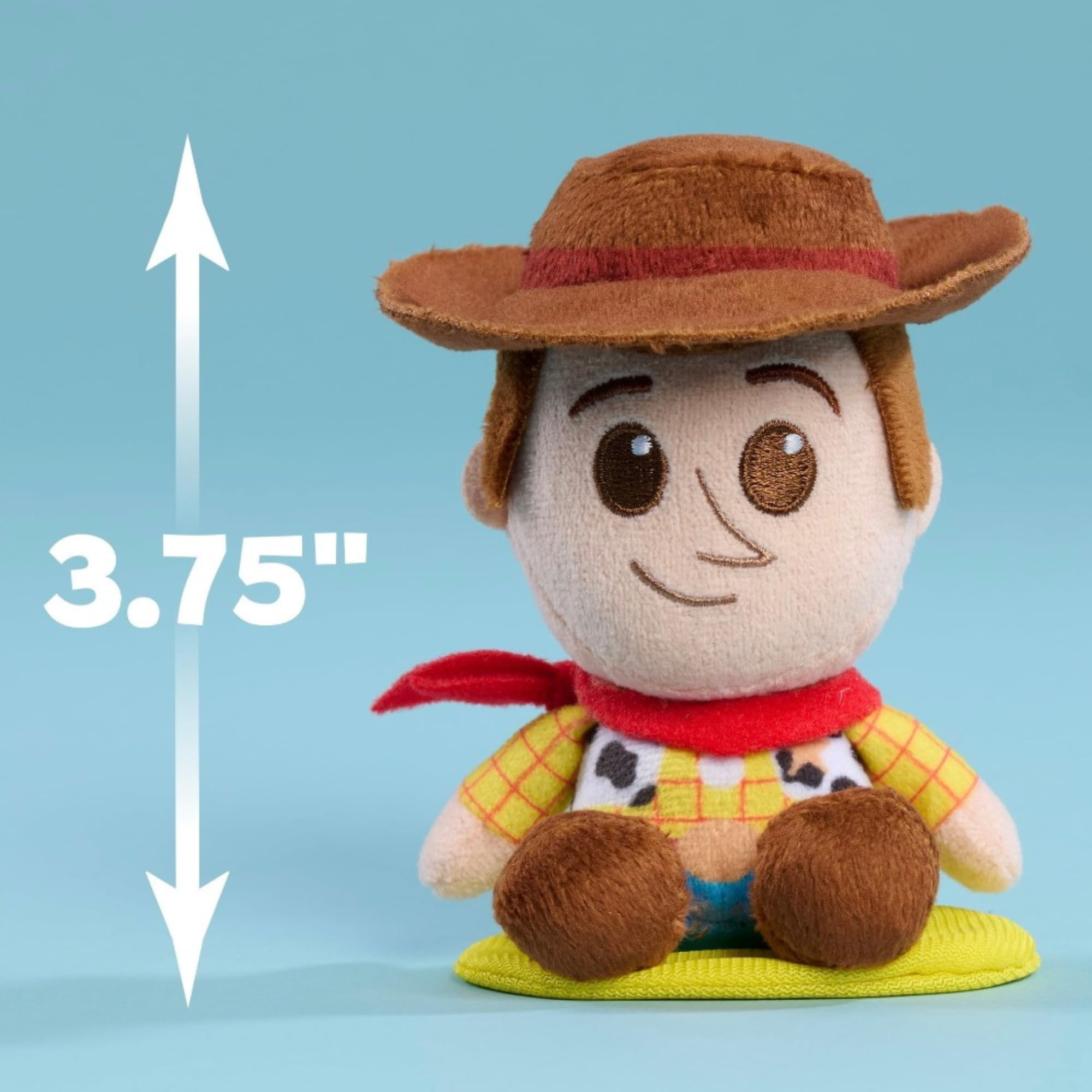Disney's Perch'd Toy Story - Peluche a spalla seduta, altezza 10 cm, base magnetica, dettagli ricamati