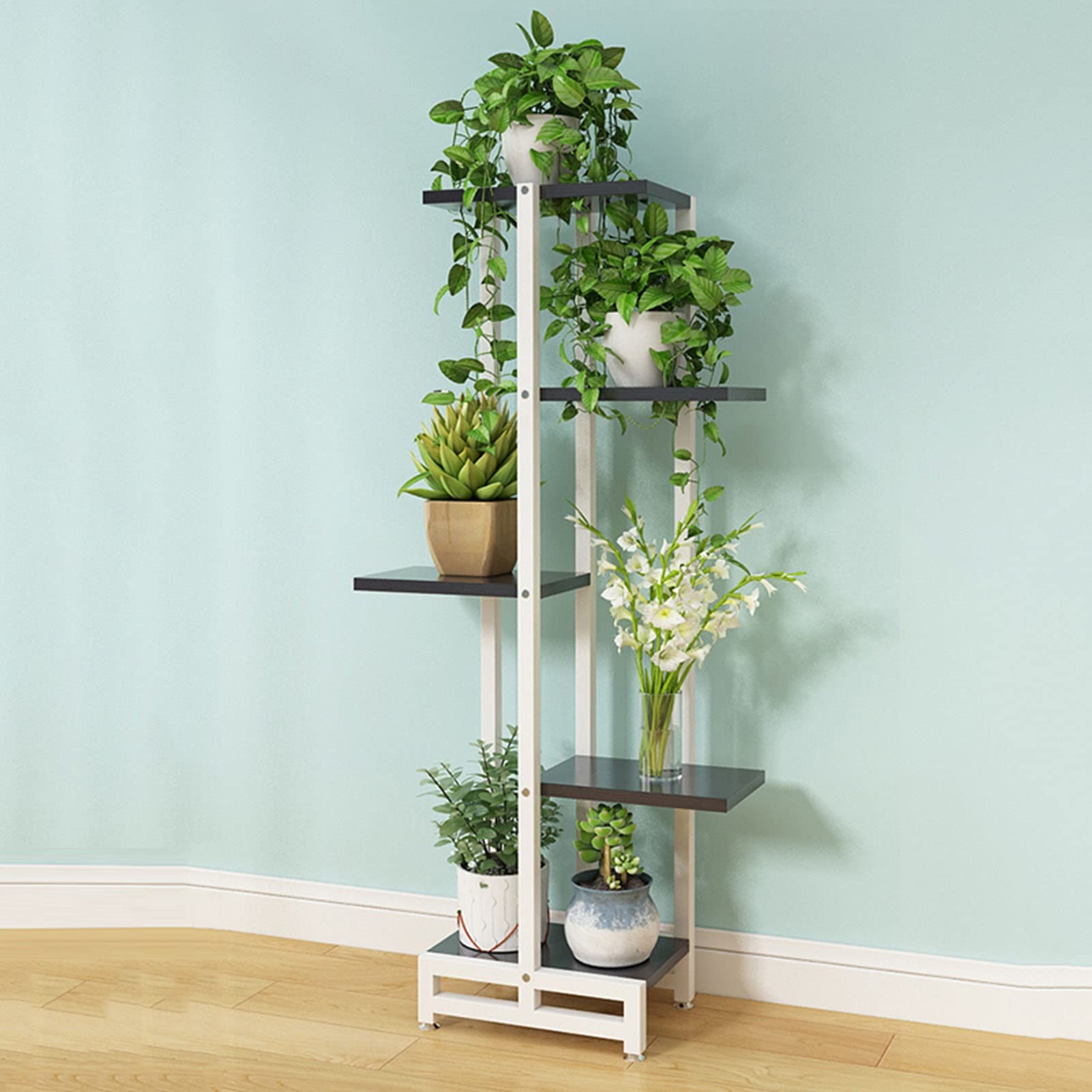 Support de plante multi-niveaux facile à monter pour créer un jardin d'intérieur moderne