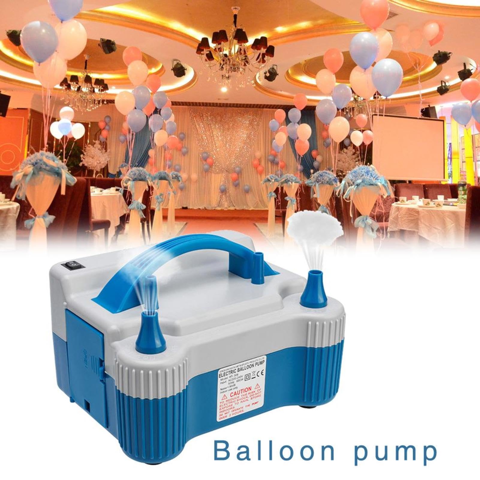 Pompa Elettrica Per Palloncini - Gonfia La Decorazione In Lattice In Pochi