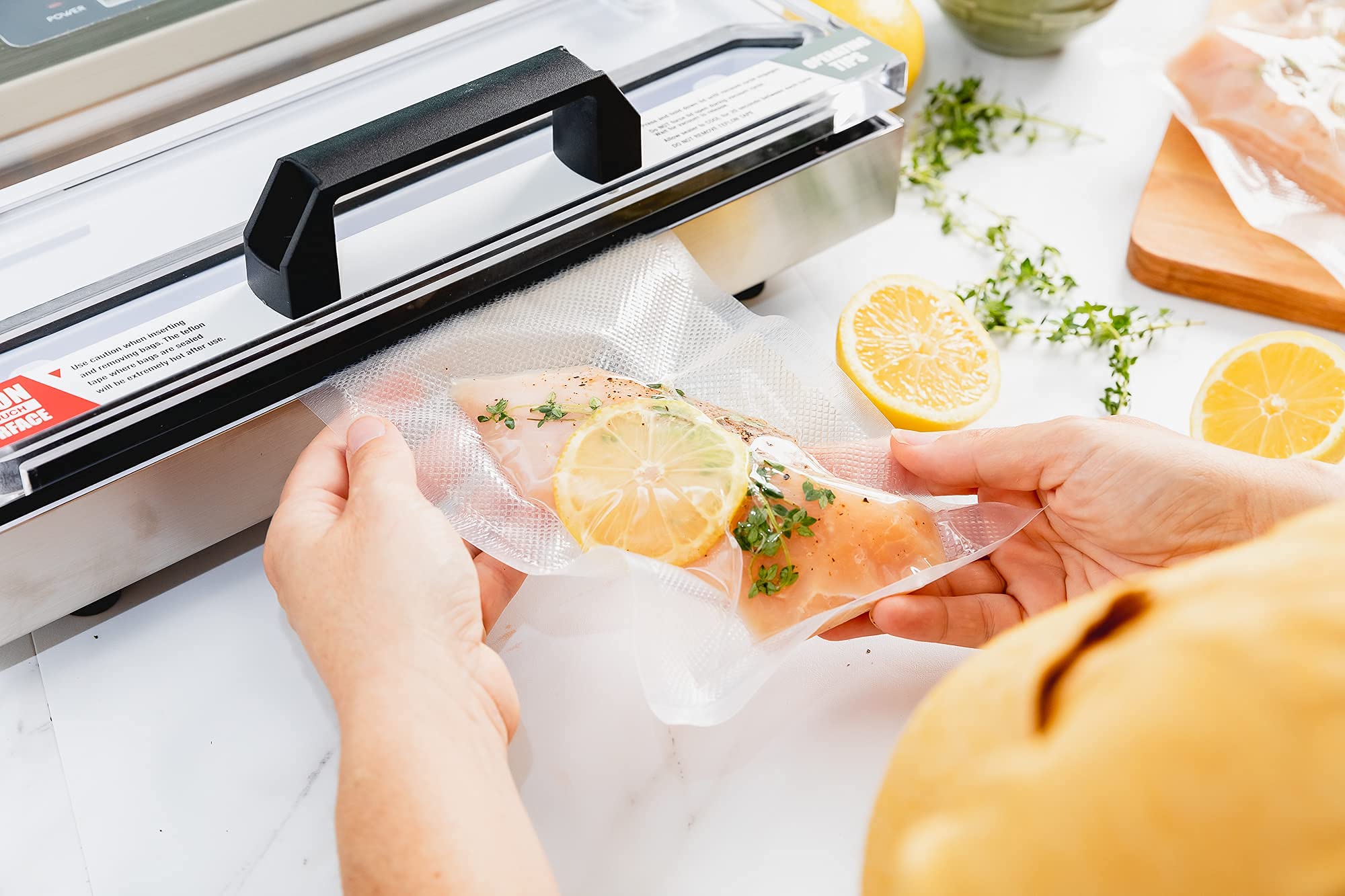 pint size vacuum sealer bags