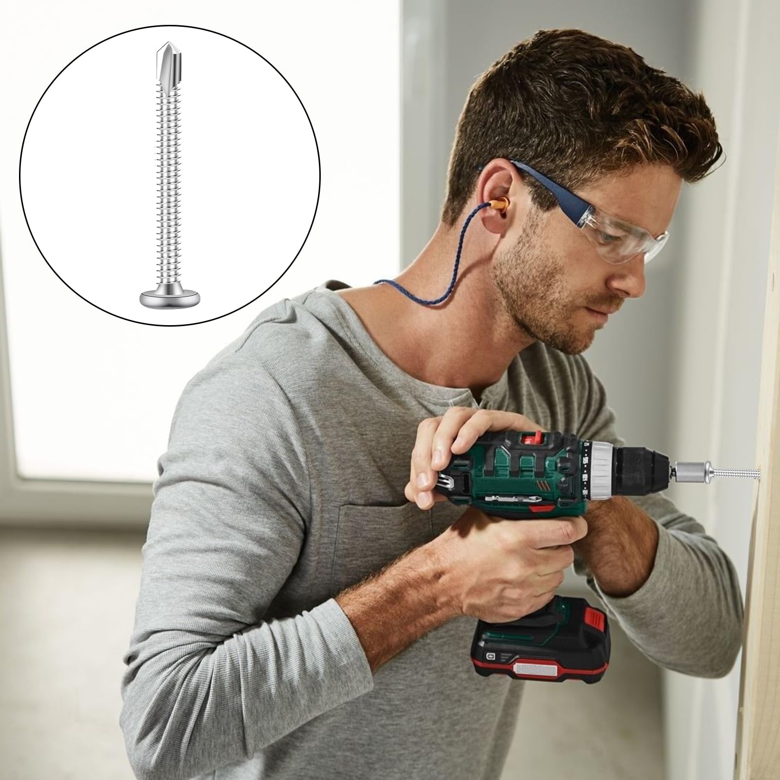 Hhaoysogd Edelstahl-Schrauben Set - 100 Teile Für Alle Fälle