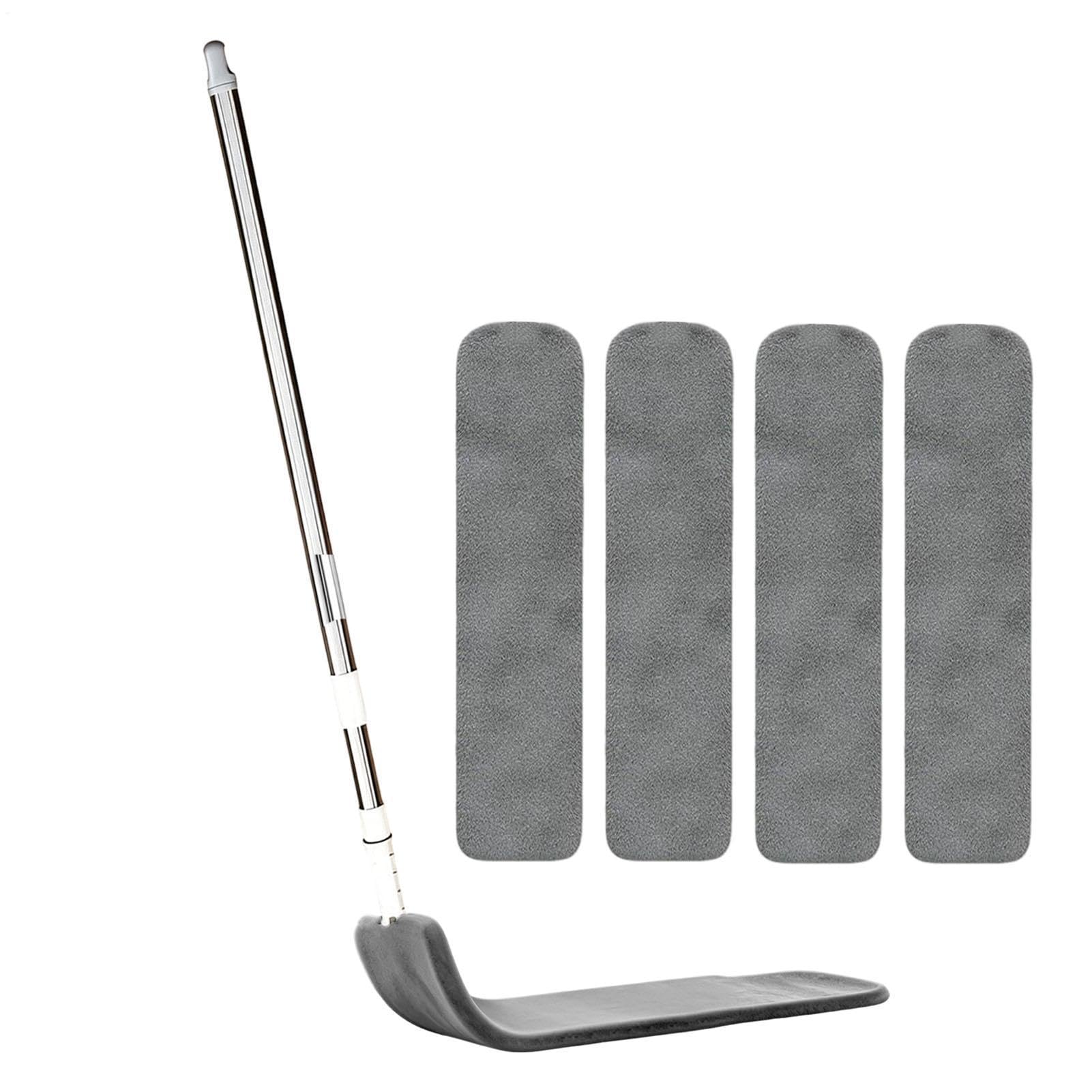 Plumero de microfibra con mango largo de microfibra, cepillo telescópico | Accesorios de limpieza del hogar para debajo de muebles, techos, grietas, puertas, ventiladores, aparatos, camas